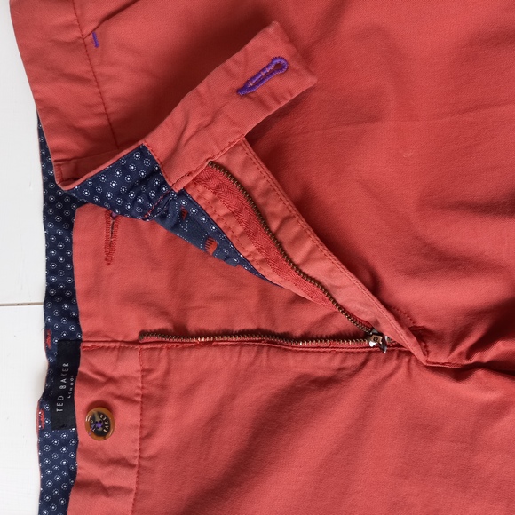 Mens Size W38 L30 Chinos Burnt Orange Immaculate - Picture 6 of 9